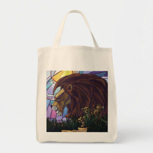 Bolso De Tela León Rey y Cubos