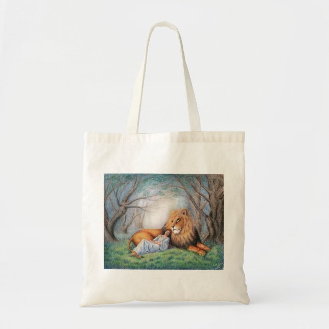 Bolso De Tela León y yo (Frente)