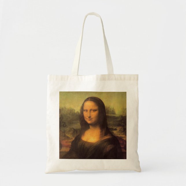 Bolso De Tela Leonardo Da Vinci Mona Lisa (Frente)