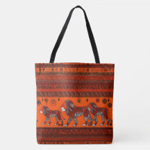 Leones contemporáneos de estilo africano