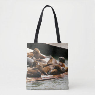Bolso De Tela Leones Marinos Asoleándose en San Francisco