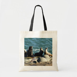 Bolso De Tela Leones marinos de San Diego