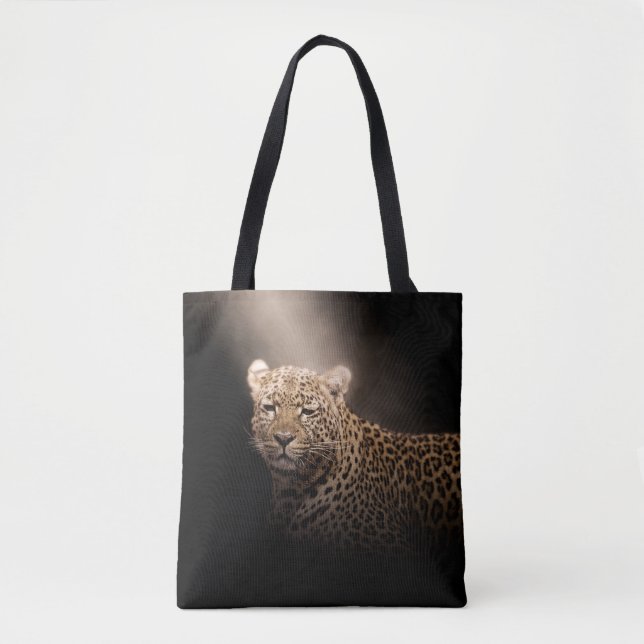 Bolso De Tela Léopard Panthère Animal Sauvage Safari Jungle Afri (Anverso)
