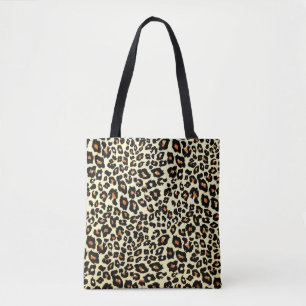 Bolso De Tela Leopard Print Tote Bag Art