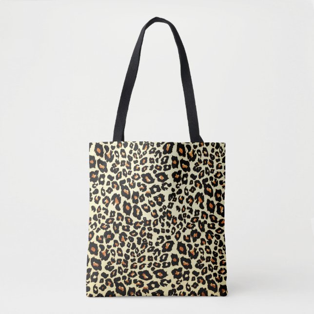 Bolso De Tela Leopard Print Tote Bag Art (Anverso)