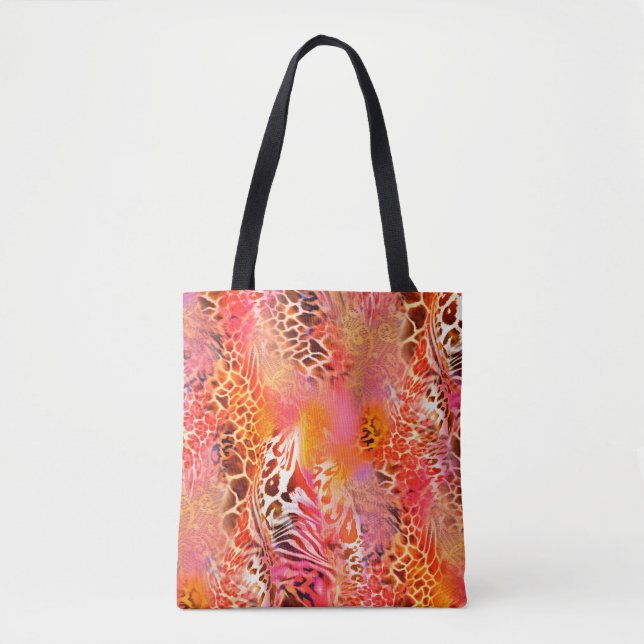 Bolso De Tela leopard skin pattern fabric leopard,abstract,anima (Anverso)