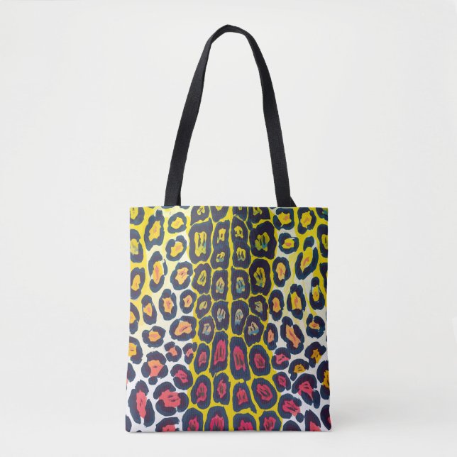 Bolso De Tela Leopardo (Anverso)