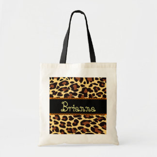 Bolso De Tela Leopardo conocido de encargo del negro del