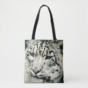 Bolso De Tela Leopardo de las Nieves