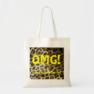 Bolso De Tela Leopardo de OMG