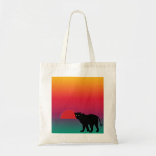 Bolso De Tela Leopardo del atardecer en África