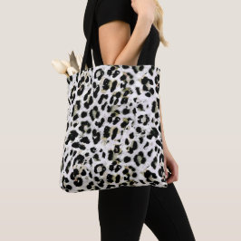 Bolso De Tela Leopardo - huella animal descubierta
