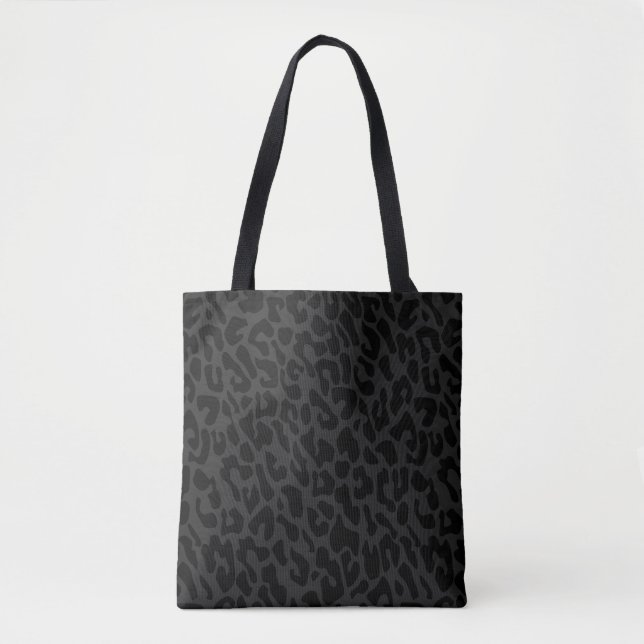 Bolso De Tela leopardo negro (Anverso)