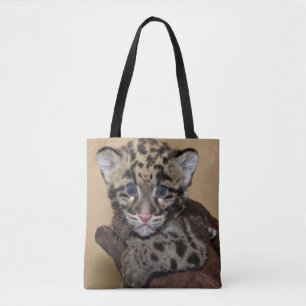 Bolso De Tela Leopardo nublado Cub