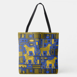 Bolso De Tela Leopardos africanos contemporáneos