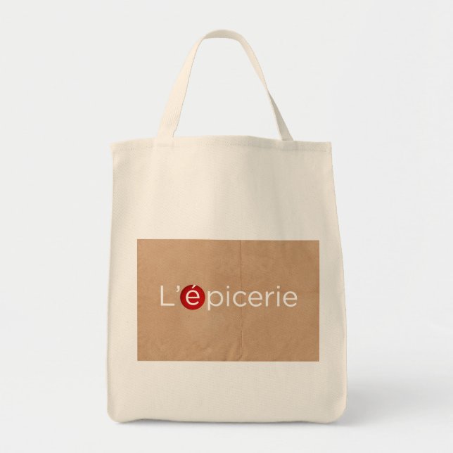 Bolso De Tela L'Épicerie (Frente)
