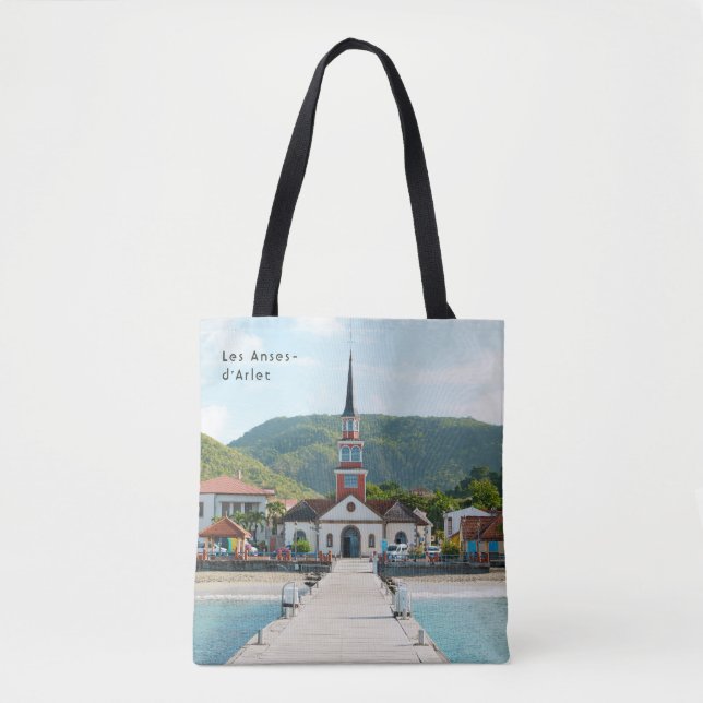 Bolso De Tela Les Anses-d'Arlet Martinique Scenic Coastal (Anverso)