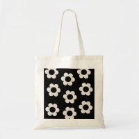 Les Fleurs 02 Flores Retro Floral Negra Y Blanca