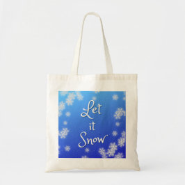 Bolso De Tela Let It Snow tote