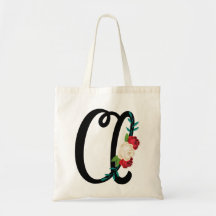Letra A con diseño floral del vintage y atractivo