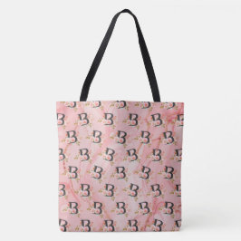 Bolso De Tela Letra B