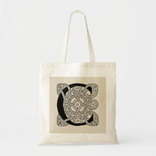 Bolso De Tela Letra C Monograma de Knot celta vintage