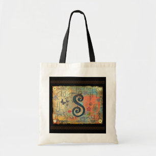 Bolso De Tela Letra elegante lamentable S