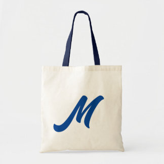 Bolso De Tela Letra inicial | Monograma moderno Tote Bag