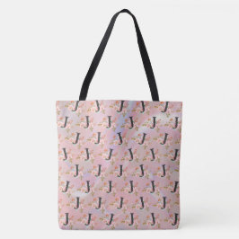 Bolso De Tela Letra J