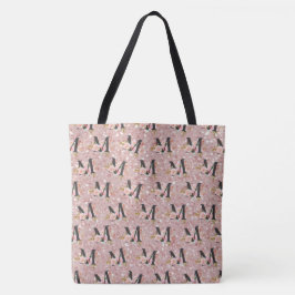 Bolso De Tela Letra M