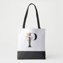 Letra monograma giratoria personalizada P