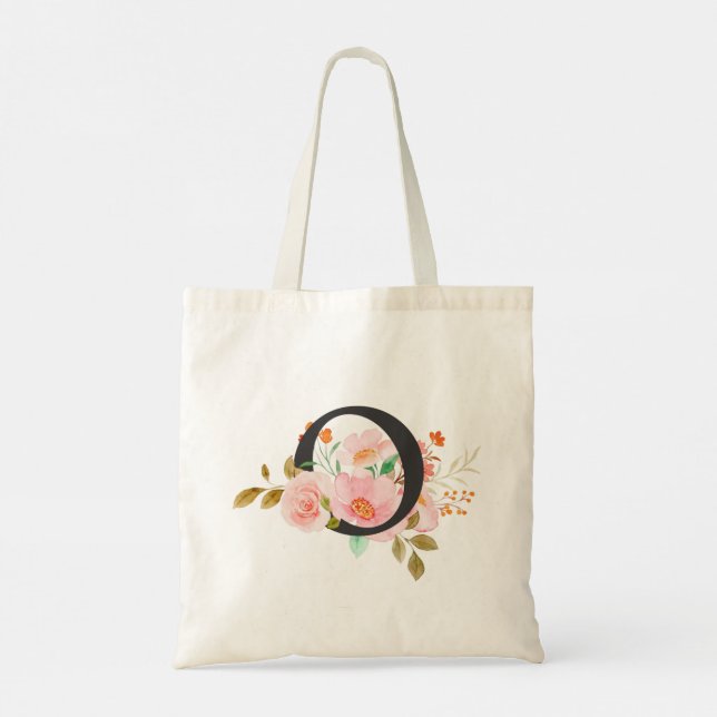Bolso De Tela Letra O (Reverso)