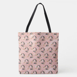 Bolso De Tela Letra Q