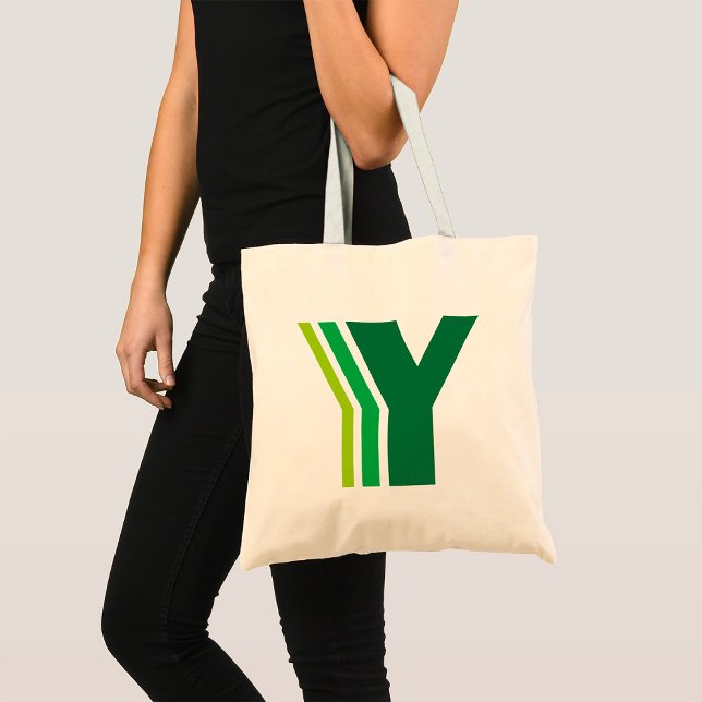 Bolso De Tela Letra verde y (Subido por el creador)