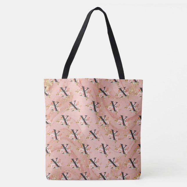 Bolso De Tela Letra X (Anverso)