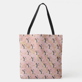 Bolso De Tela Letra Y