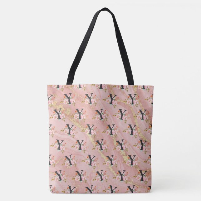 Bolso De Tela Letra Y (Anverso)