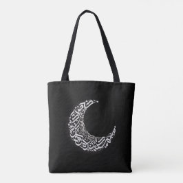 Bolso De Tela Letras árabes lunares