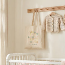 Letras de alfabeto vintage en pastel personalizado