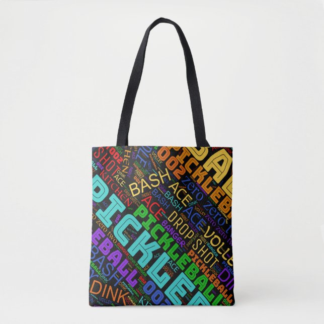 Bolso De Tela Letras de baloncesto (Anverso)