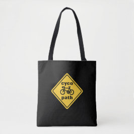 Bolso De Tela Letrero Divertido de Carretera para Ciclópatas Ama