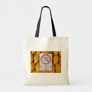 Bolso De Tela Letrero divertido 'No tocar mango'