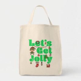 Bolso De Tela Let's Get Jolly Christmas