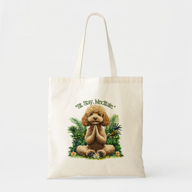 Bolso De Tela let's Meditate (Frente)