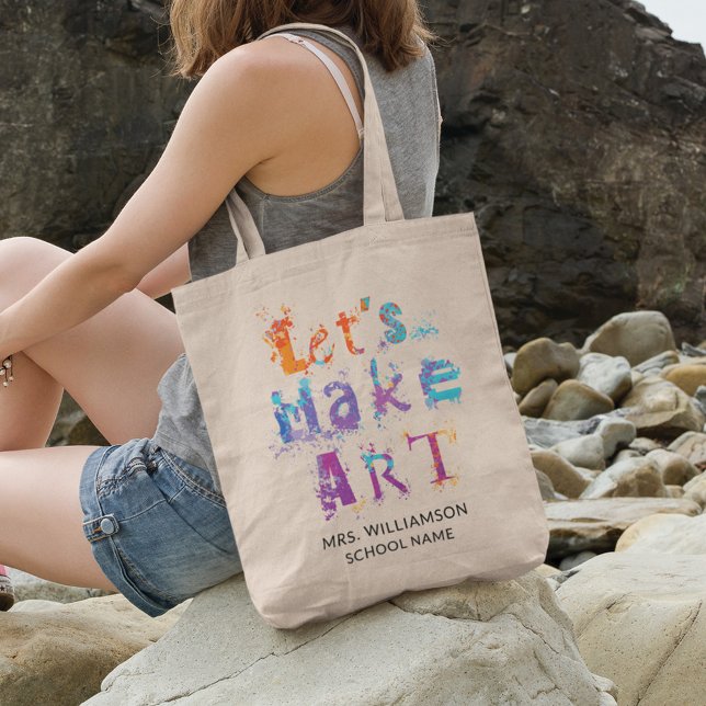 Bolso De Tela Lets personalizados hacen creativo al profesor de  (Subido por el creador)