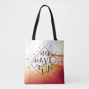 Bolso De Tela Lets se divierte