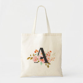 Bolso De Tela Letter A