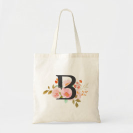 Bolso De Tela Letter B