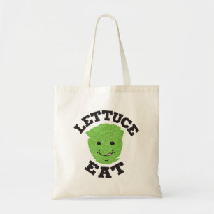 Bolso De Tela Lettuce Eat Funny Cita Art Lettuce Art Design