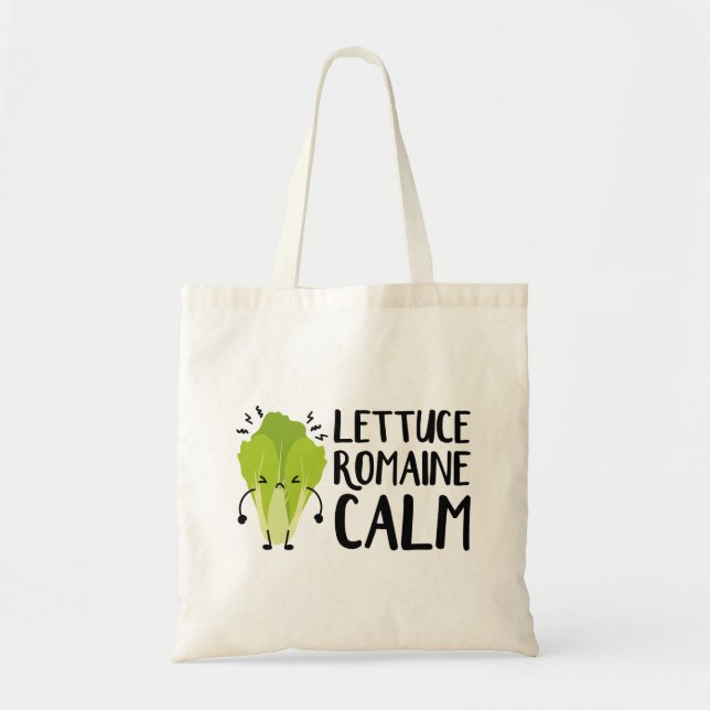 Bolso De Tela Lettuce Romaine Calm (Frente)